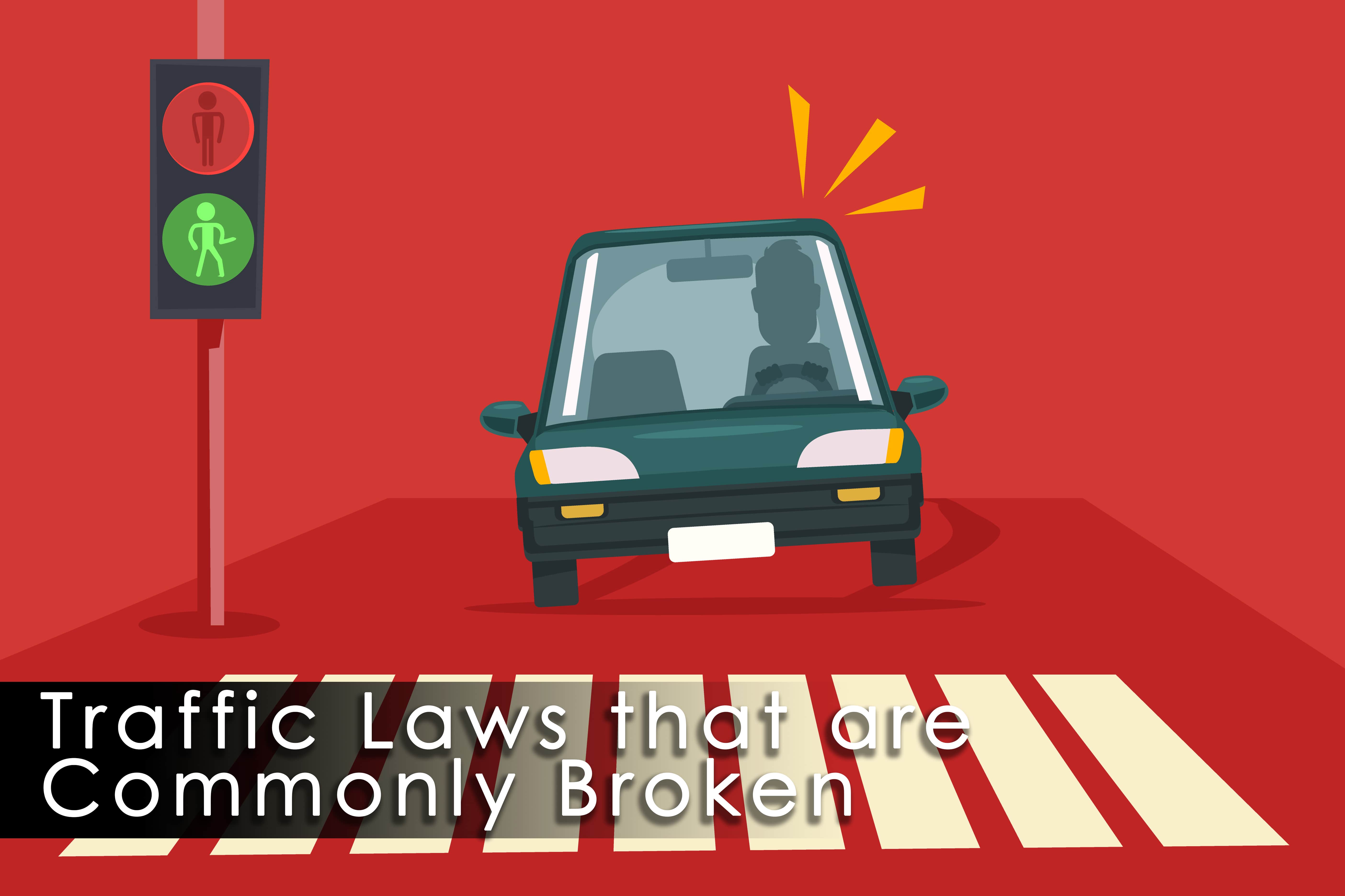 Traffic Laws that are Commonly Broken