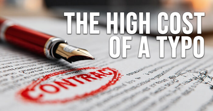 BUSINESS-The High Cost of a Typo